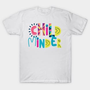 Cute Childminder Gift Idea Back to School T-Shirt